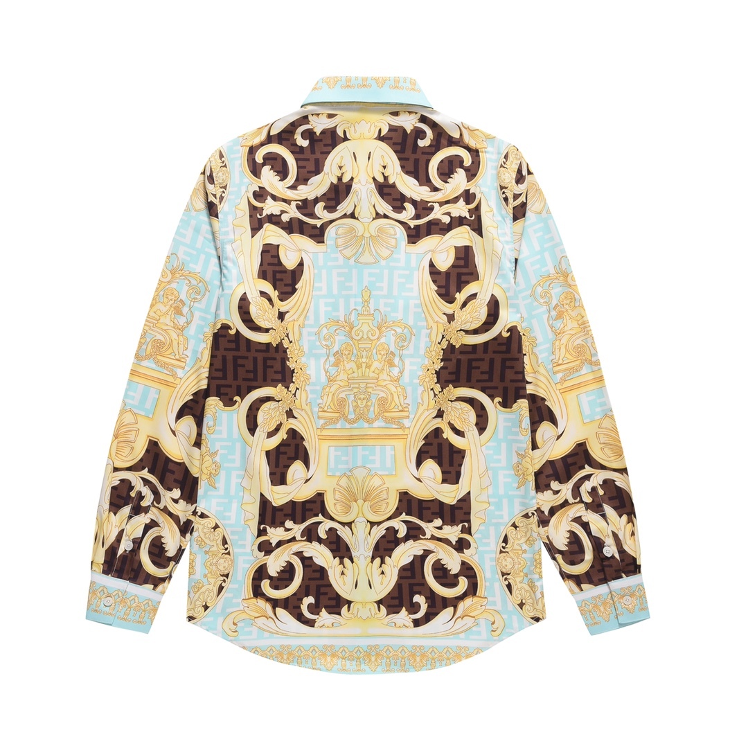 【VERSACE & FENDI 公式旗艦店】 ヴェルサーチ フェンディ共同新作シャツ ご好評に付き再入荷！