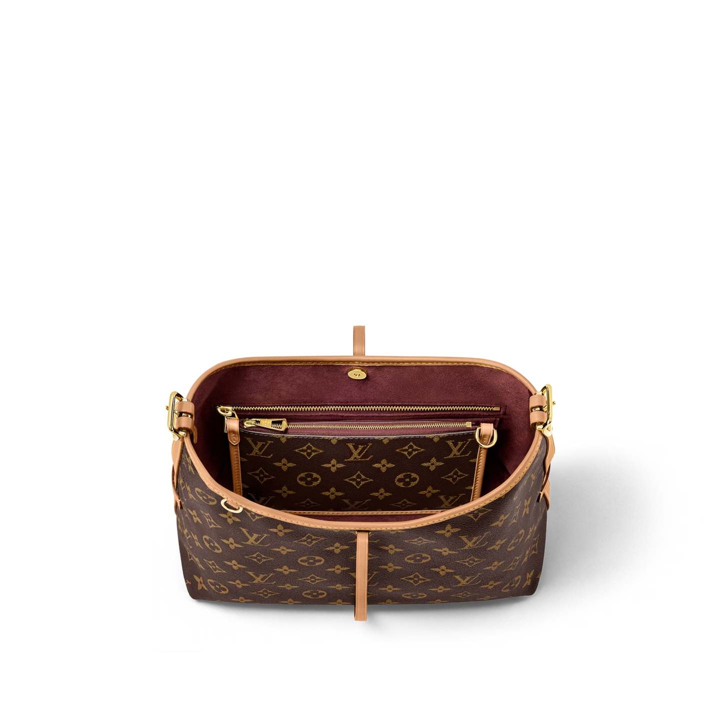 LOUIS VUITTON CarryAll PM Bag Monogram| (啡色)
