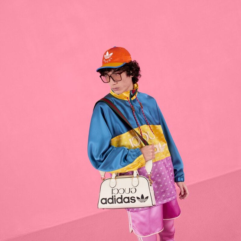 ADIDAS X GUCCI ミニ ダッフルバッグ 28 X 16 X 12CM