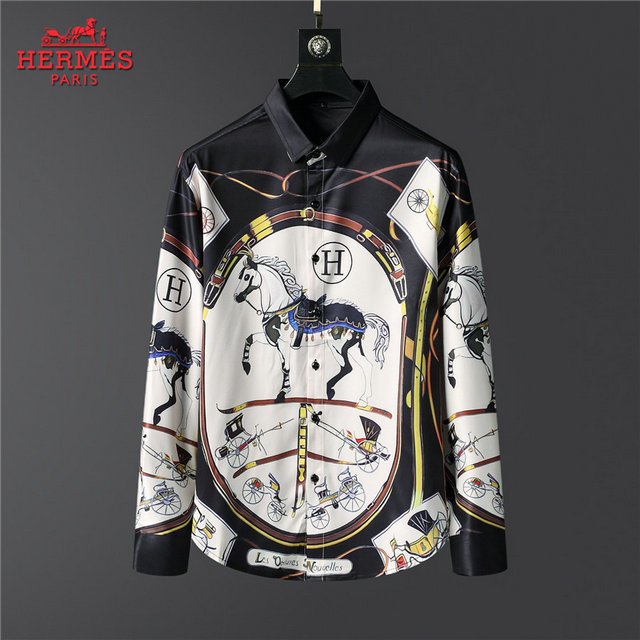 Hermès (エルメス) 長袖シャツ 2カラー