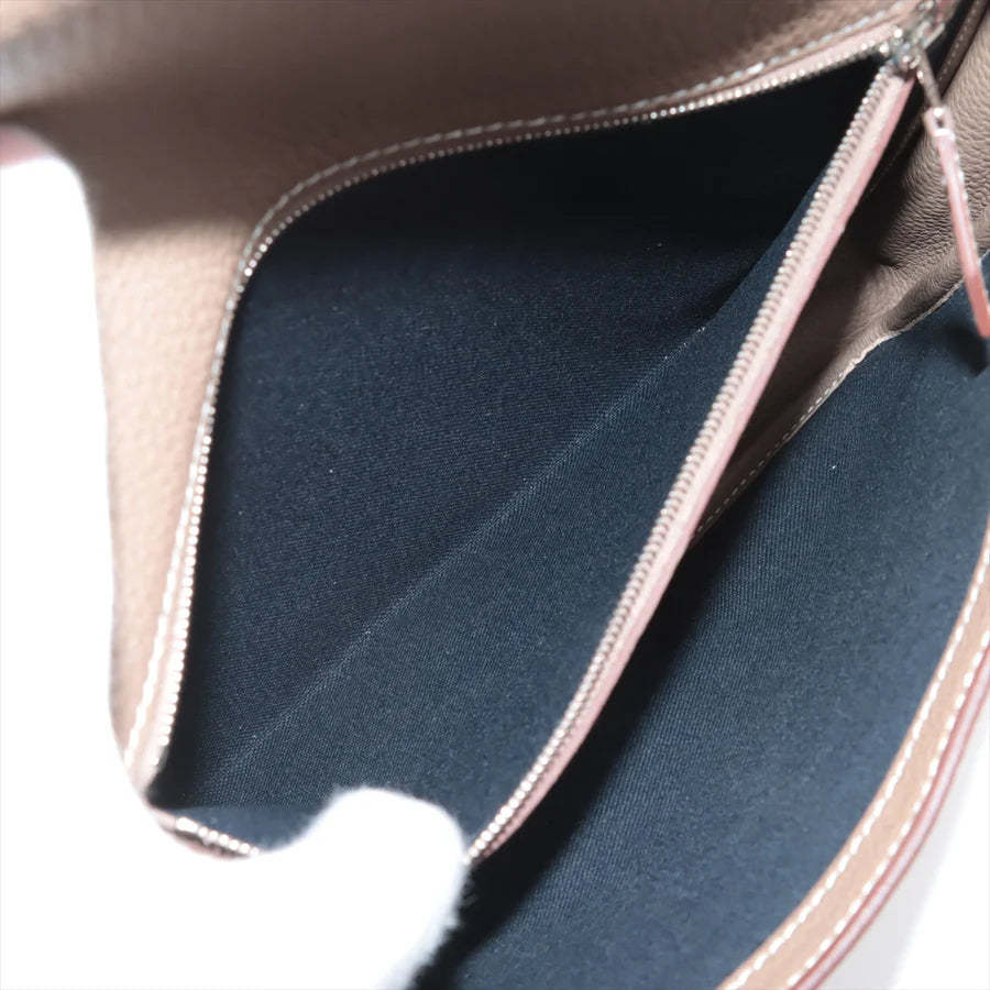 エルメス スティーブ ライト ジュニア トゴ エトゥープ シルバー金具