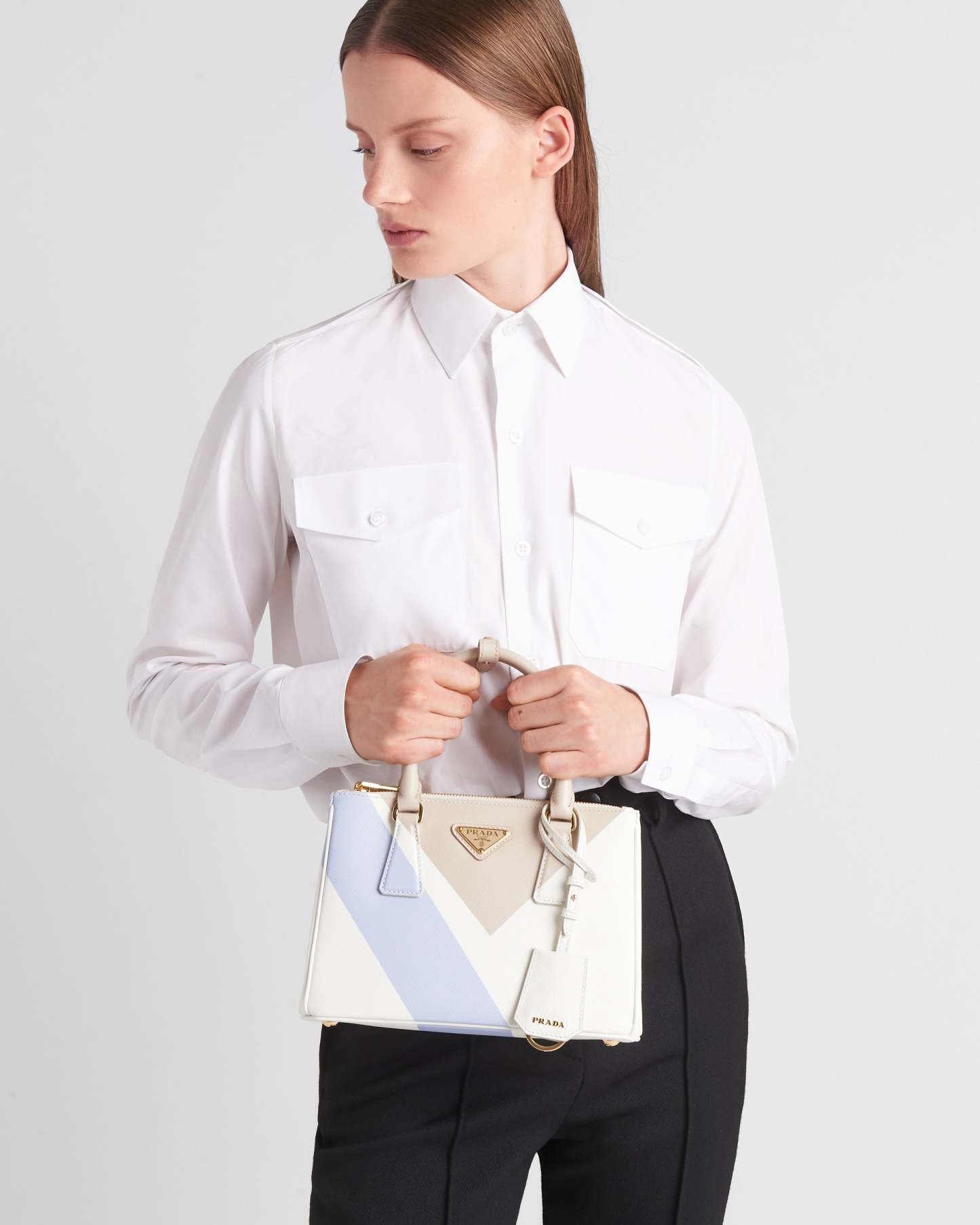 プラダ ガレリア サフィアーノスペシャルエディション スモールバッグ