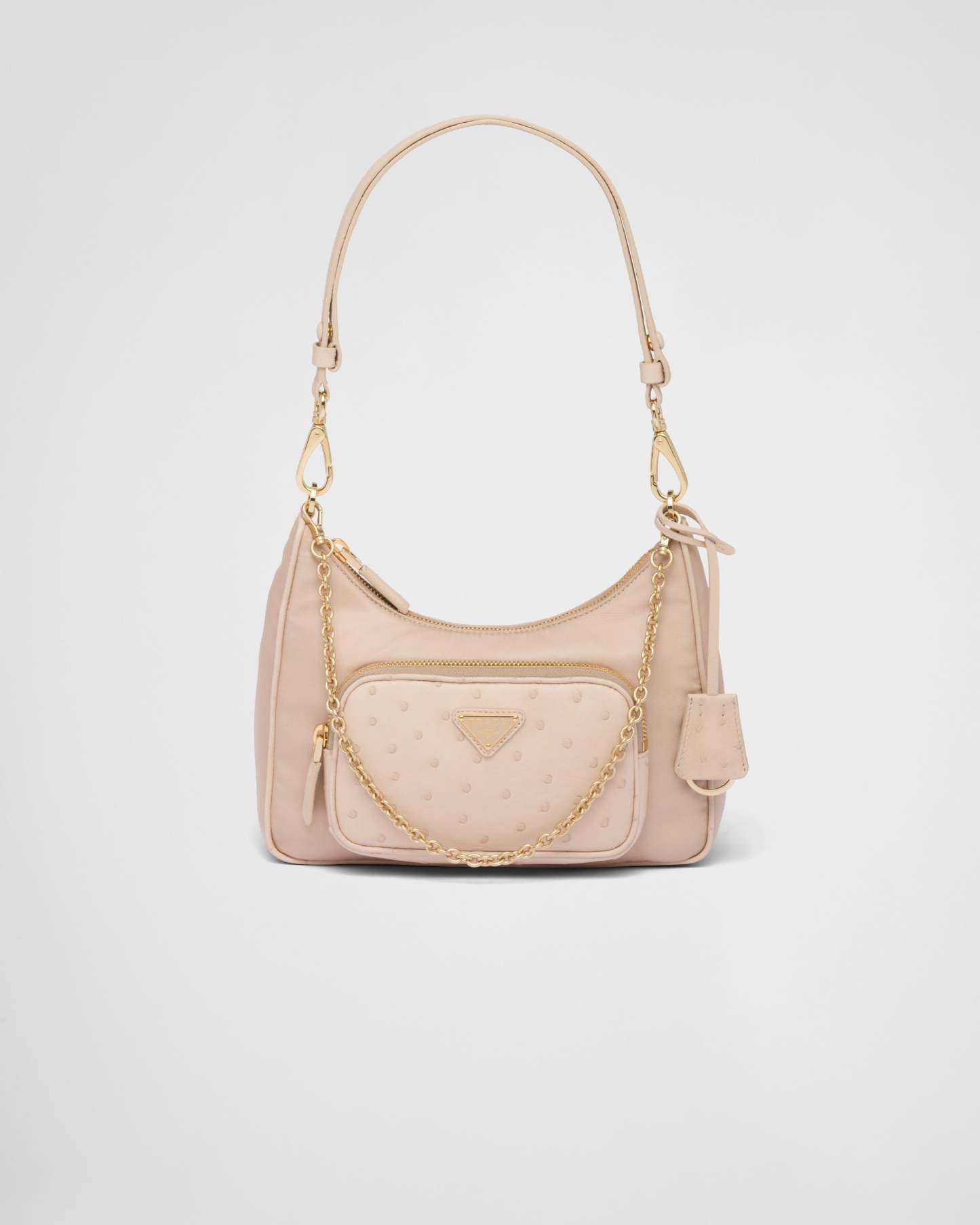 Re-Nylon xオーストリッチ ミニバッグ