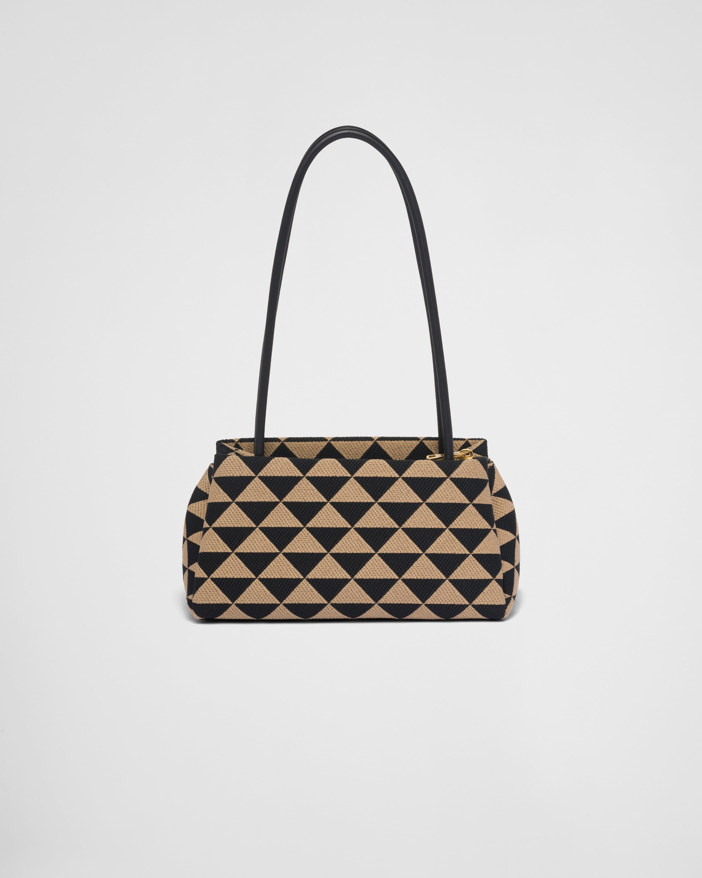 プラダ シンボル エンブロイダリーファブリック スモールバッグ