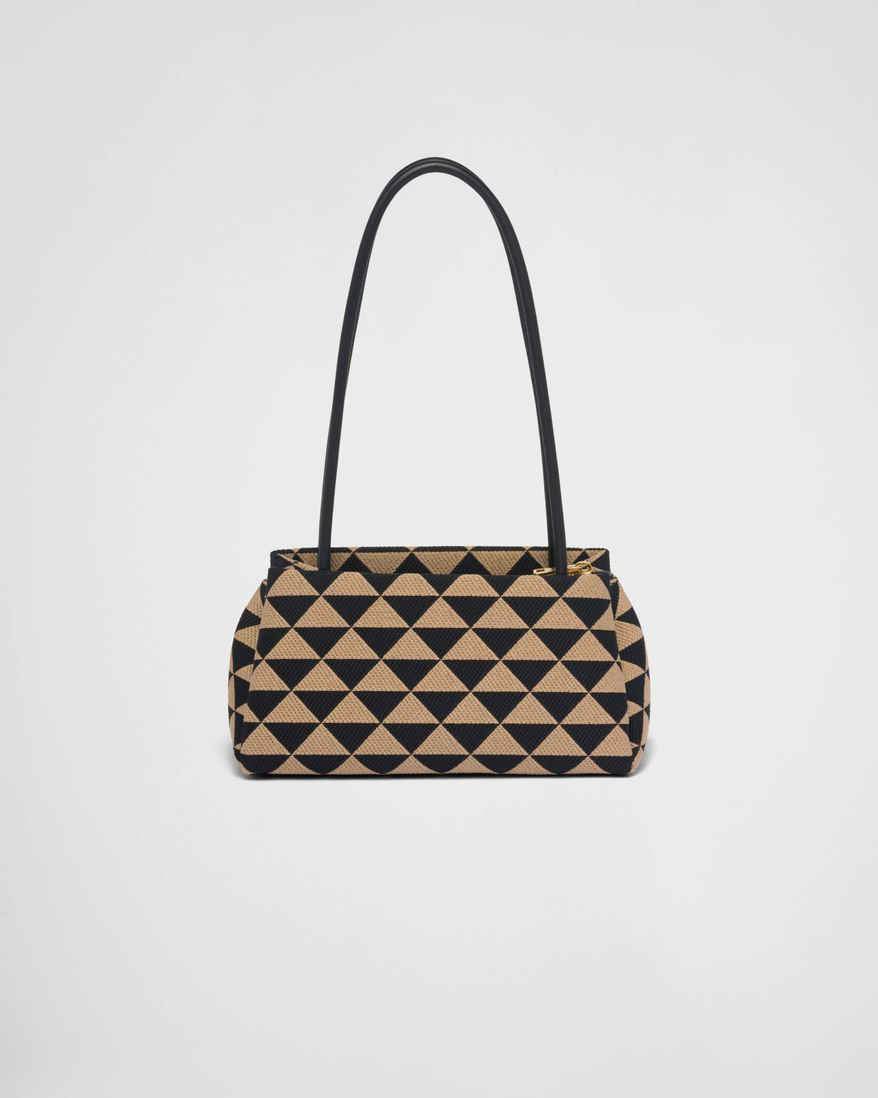 プラダ シンボル エンブロイダリーファブリック スモールバッグ