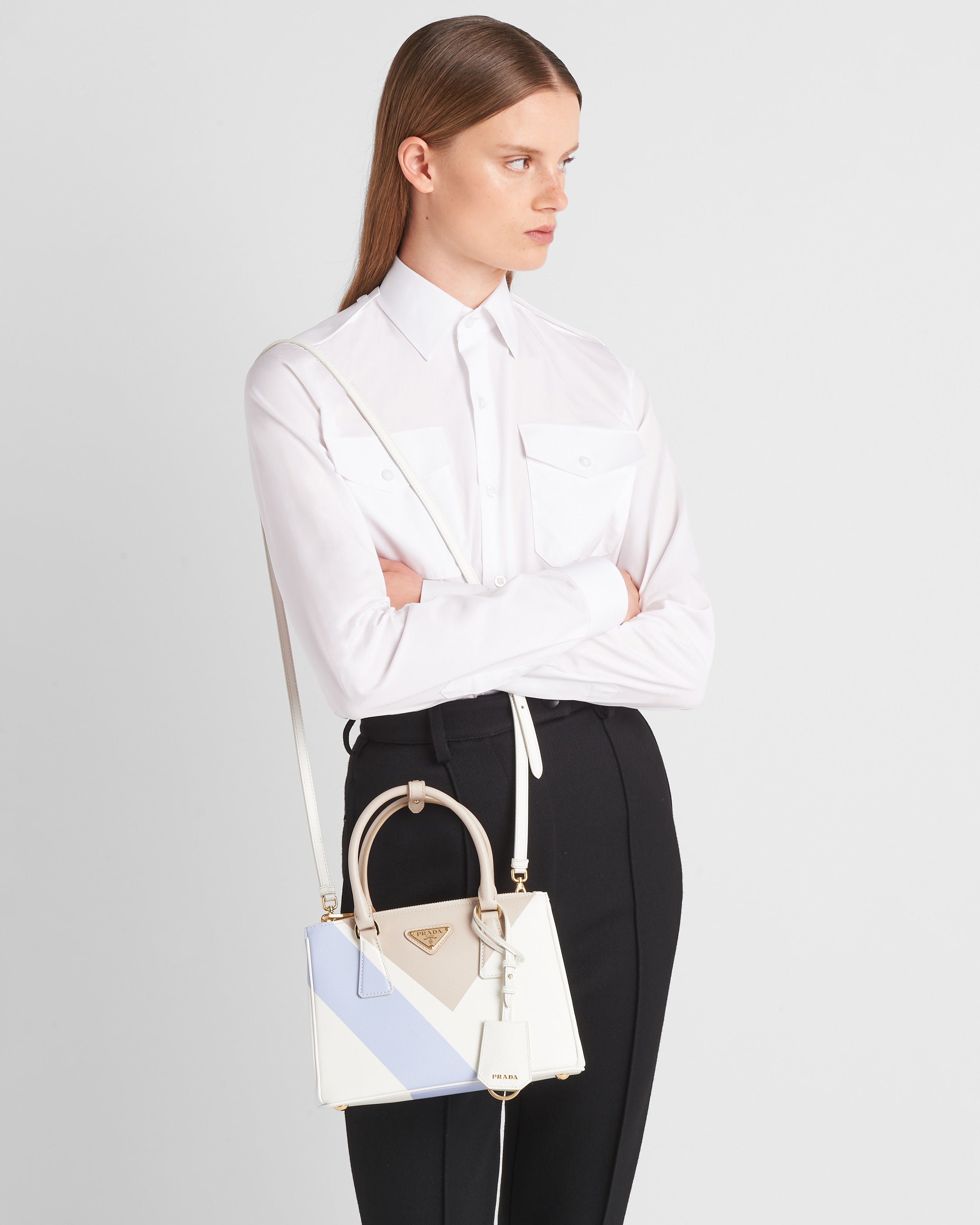 プラダ ガレリア サフィアーノスペシャルエディション スモールバッグ