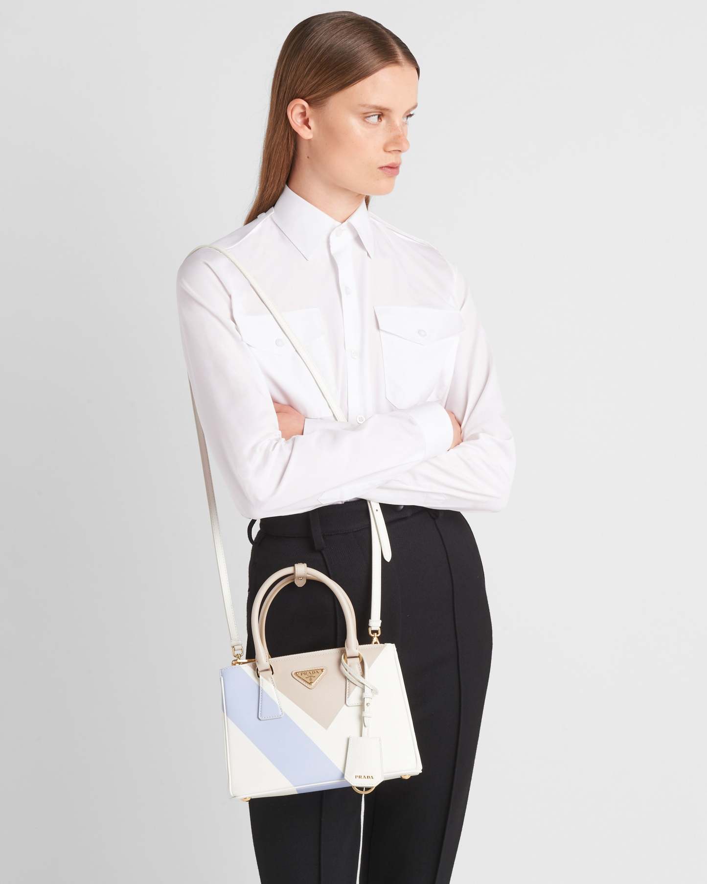 プラダ ガレリア サフィアーノスペシャルエディション スモールバッグ