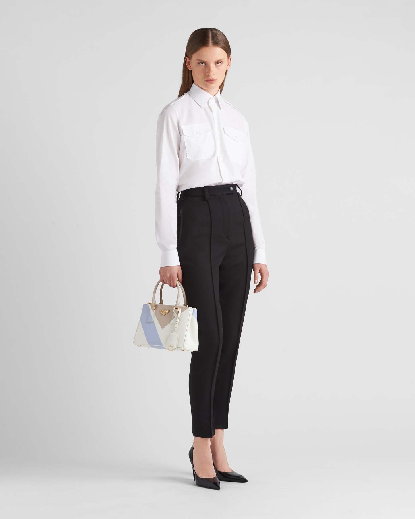 プラダ ガレリア サフィアーノスペシャルエディション スモールバッグ