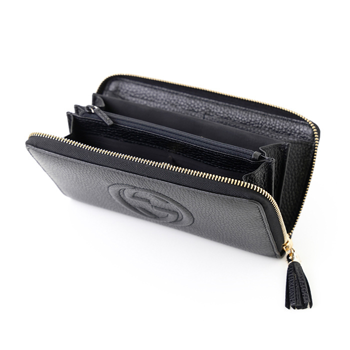 GUCCI シマレザー 長財布 598187 ギフト包装可！