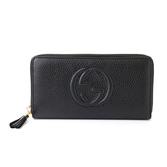 GUCCI シマレザー 長財布 598187 ギフト包装可！