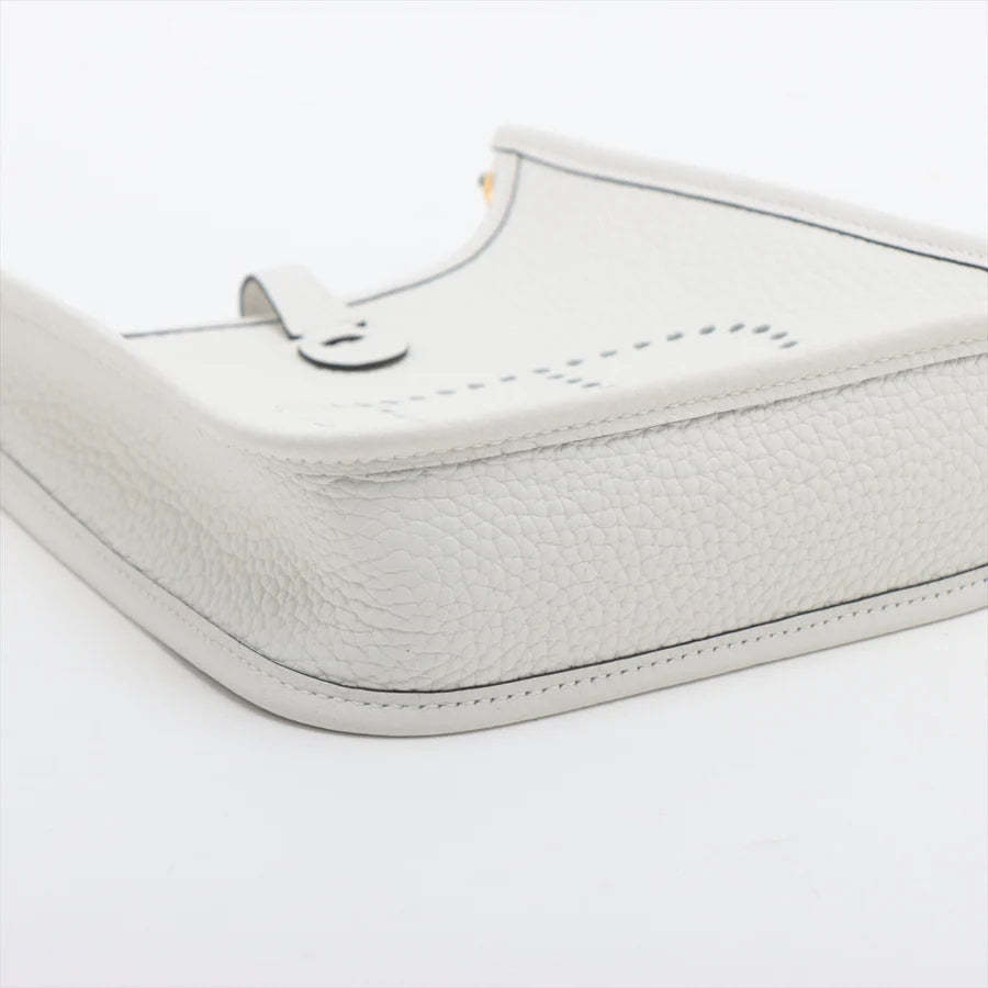 エルメス エブリンTPM トリヨンクレマンス ニューホワイト ゴールド金具