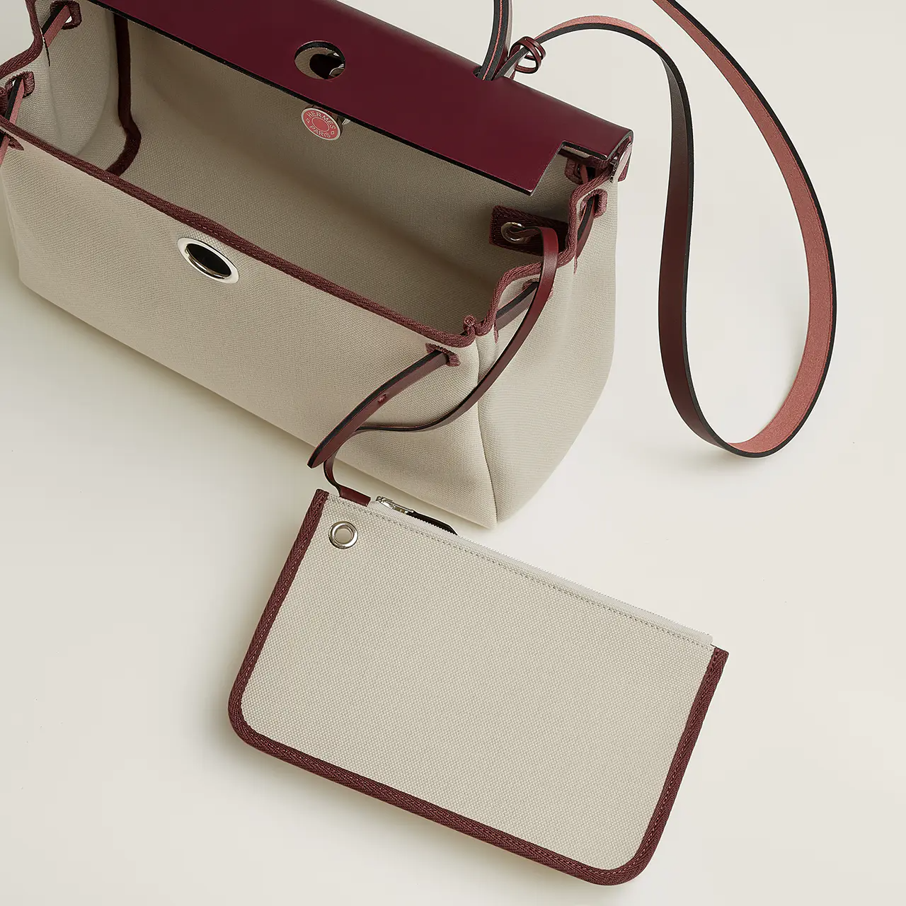 【HERMES】エルメス Herbag ジップ 31laque ハンドバッグ