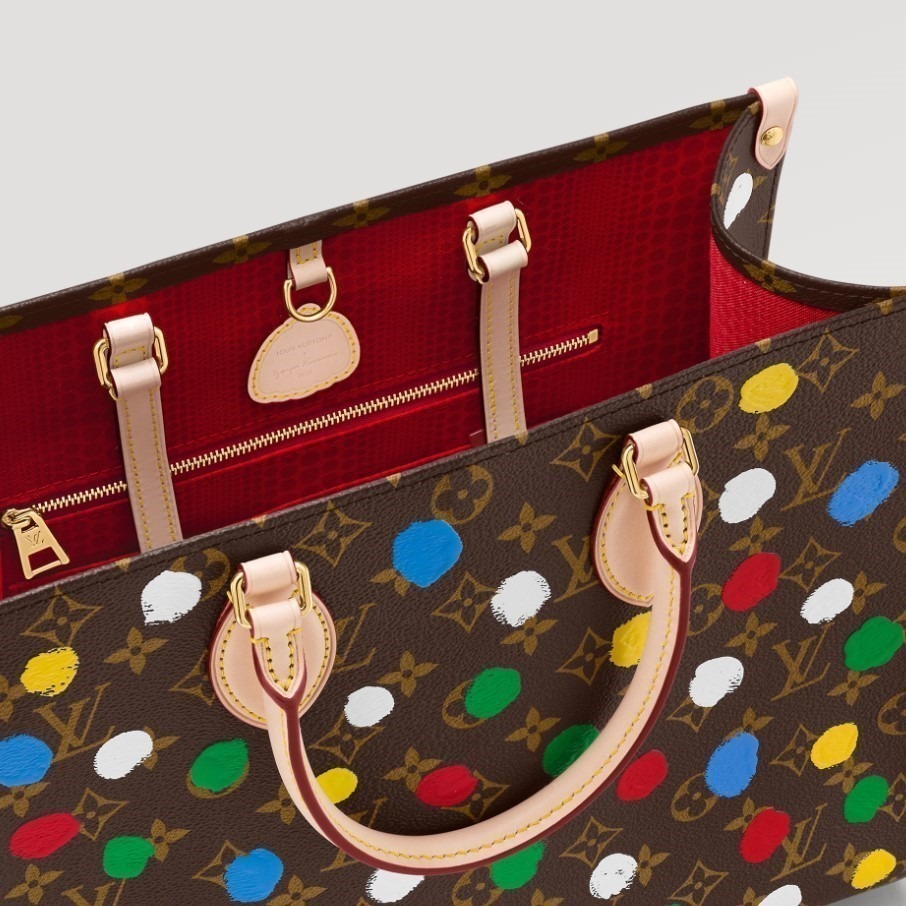 新作！草間彌生コラボ LVオンザゴーMM トートバッグ M46379