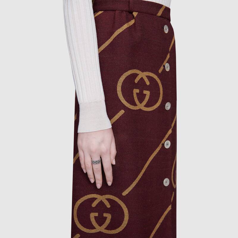 GUCCI インターロッキングG シルバーリング