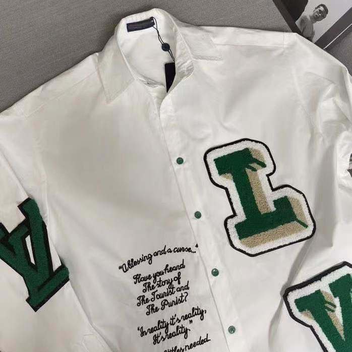 【Louis Vuitton 】 （ルイヴィトン）長袖シャツ 最新モデル 男女兼用