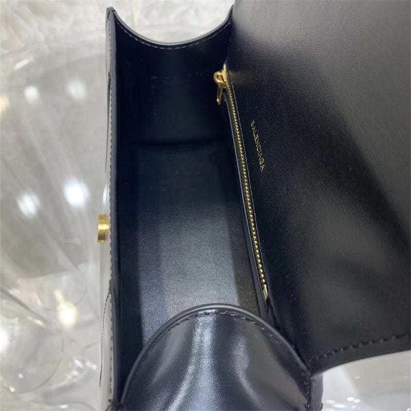 BALENCIAGA ブラック アワーグラス ハンドバッグ