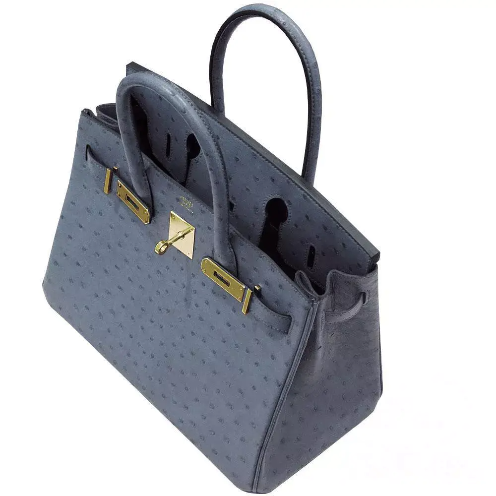 【HERMES】エルメス バーキン 30cm オーストリッチ ゴールド金具