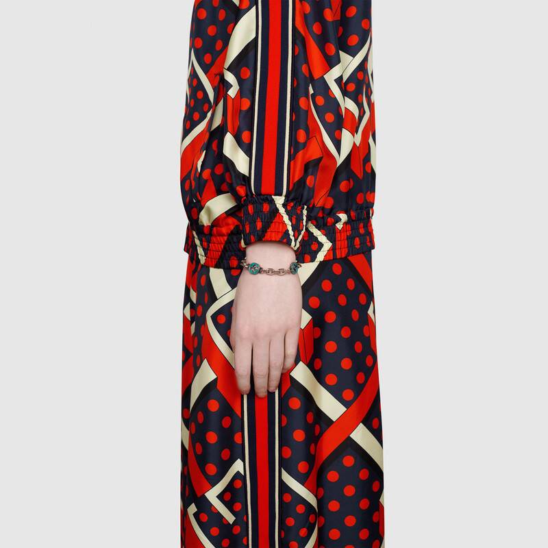 GUCCI エナメル インターロッキングG ブレスレット