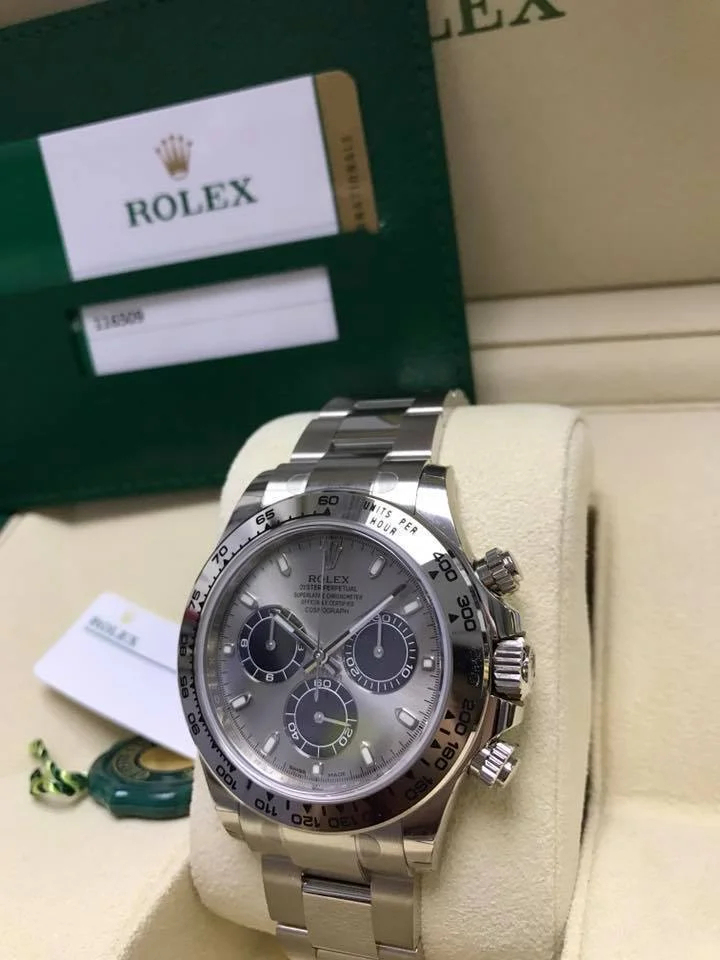 コスモグラフ デイトナ オイスター 40 mm ホワイトゴールド