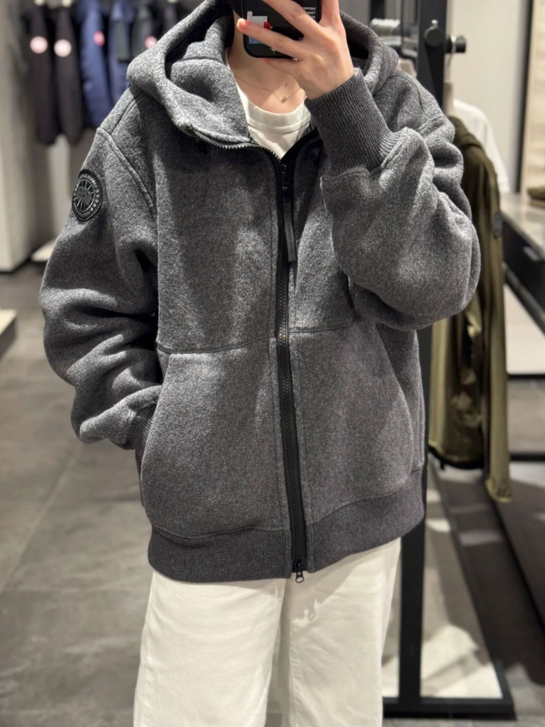 【CANADA GOOSE旗艦店】ラムウールのコート 男女兼用 ご好評に付き再入荷！