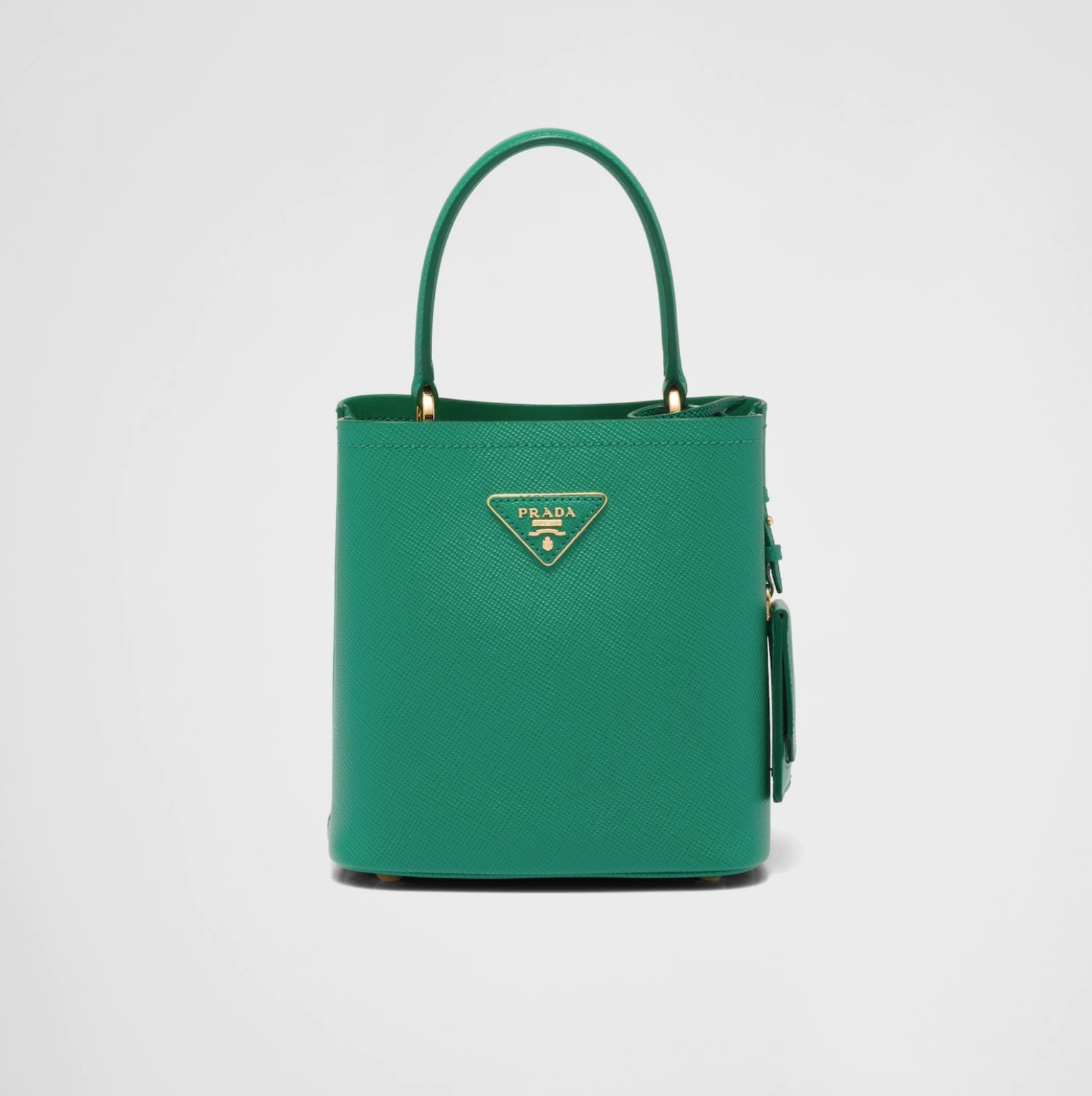 PRADAパニエ サフィアーノレザー スモールバッグ