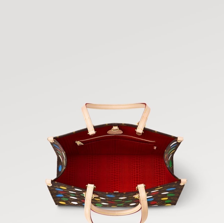 新作！草間彌生コラボ LVオンザゴーMM トートバッグ M46379