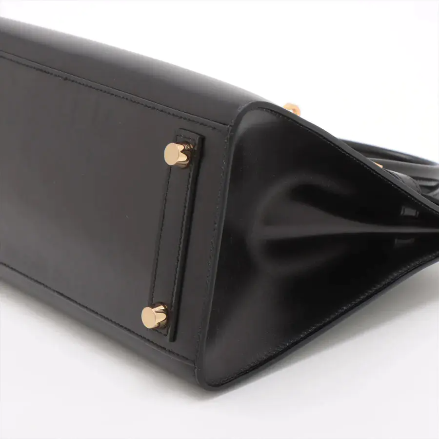 HERMES エルメス バーキン25 セリエ ヴォ―タデラクト ブラック ゴールド金具