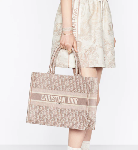 【新作★即納！】 DIOR BOOK TOTE トートバッグ ピンク 関税込