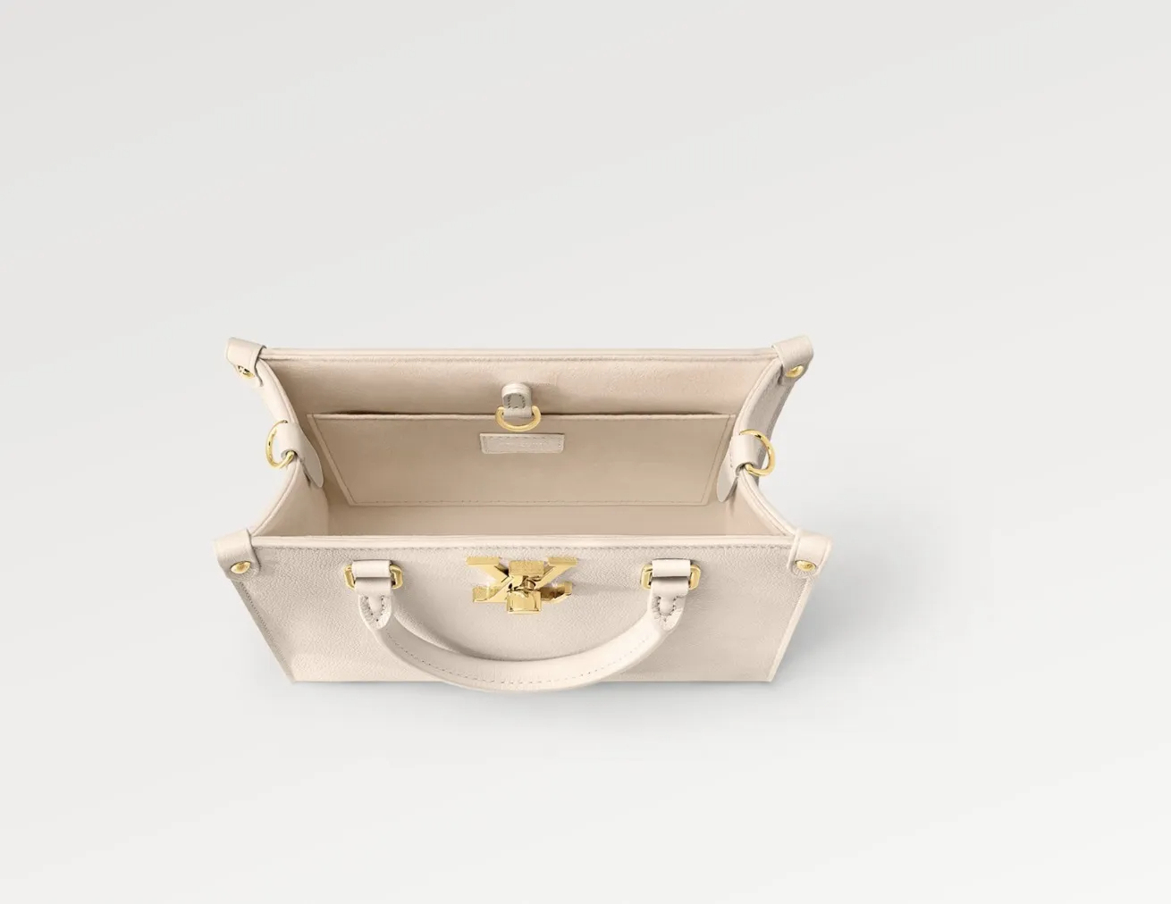 LV レザー スクエア トート ロック＆ゴー ブラック ホワイト M22311 M23637