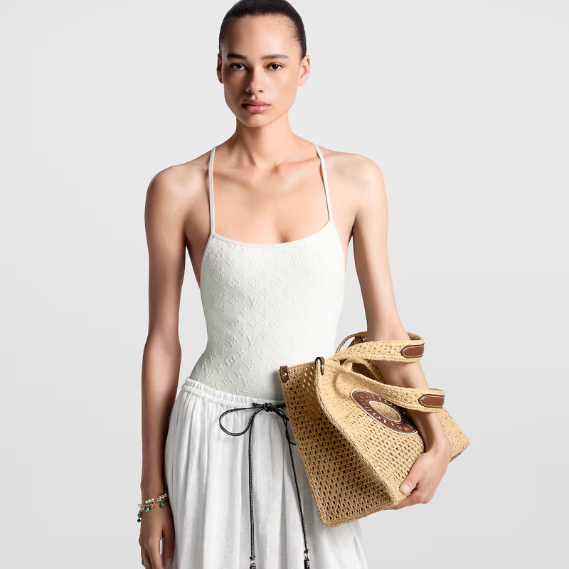 LOUIS VUITTON LV ストローバッグ