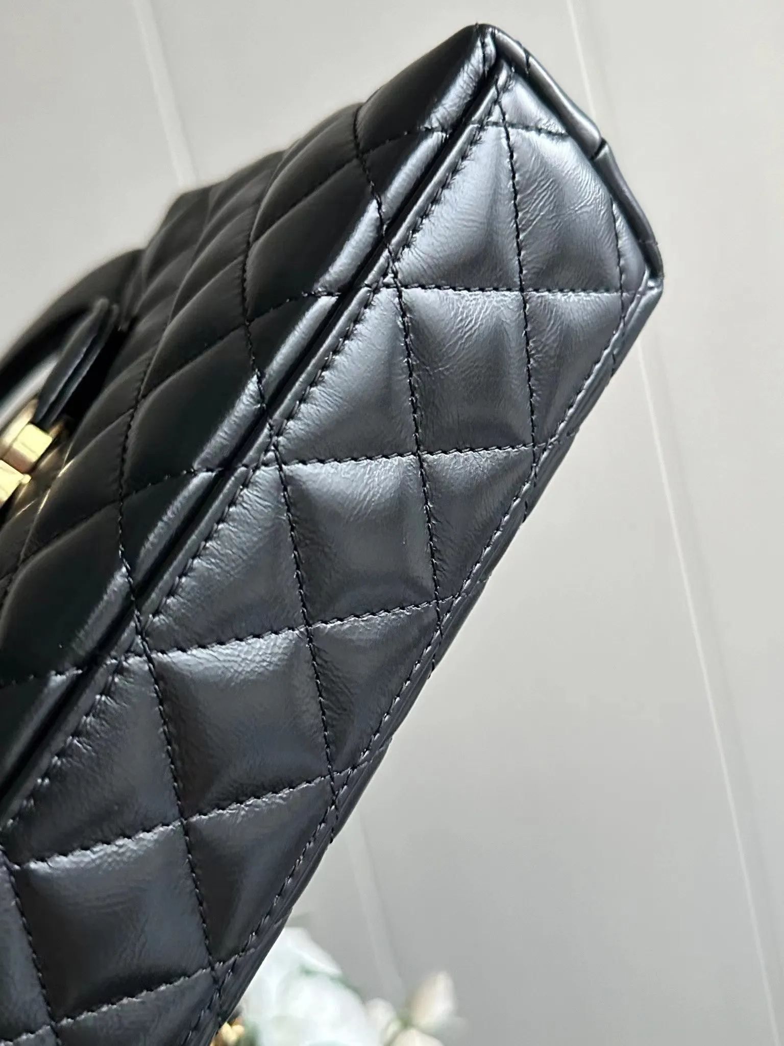 【24C/2色展開★】CHANEL トップハンドルフラップバッグ