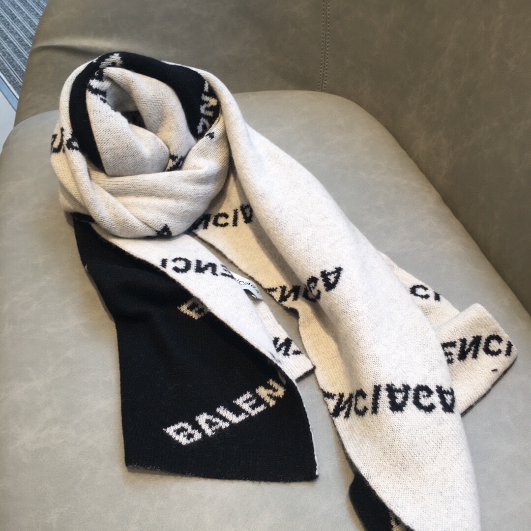 【BALENCIAGA公式旗艦店】バレンシアガ スカーフ 限定発売 送料無料