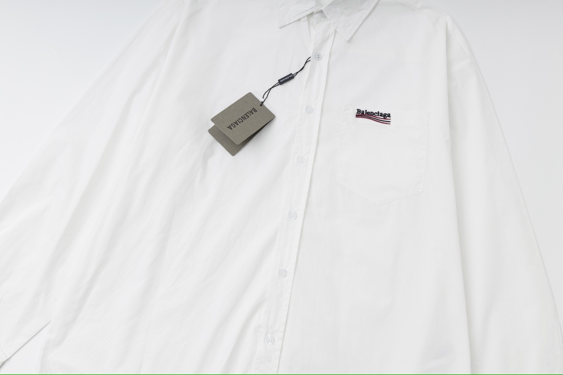 【BALENCIAGA旗艦店】（バレンシアガ）長袖シャツ、ご好評に付き再入荷！