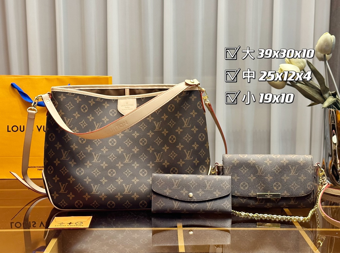【LOUIS VUITTON】【大人気定番商品♪】ルイヴィトン 3点セット