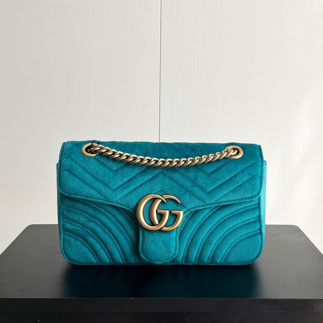 【GUCCI公式旗艦店】グッチ 定番チェーンバッグ ビロード 大人気好評！