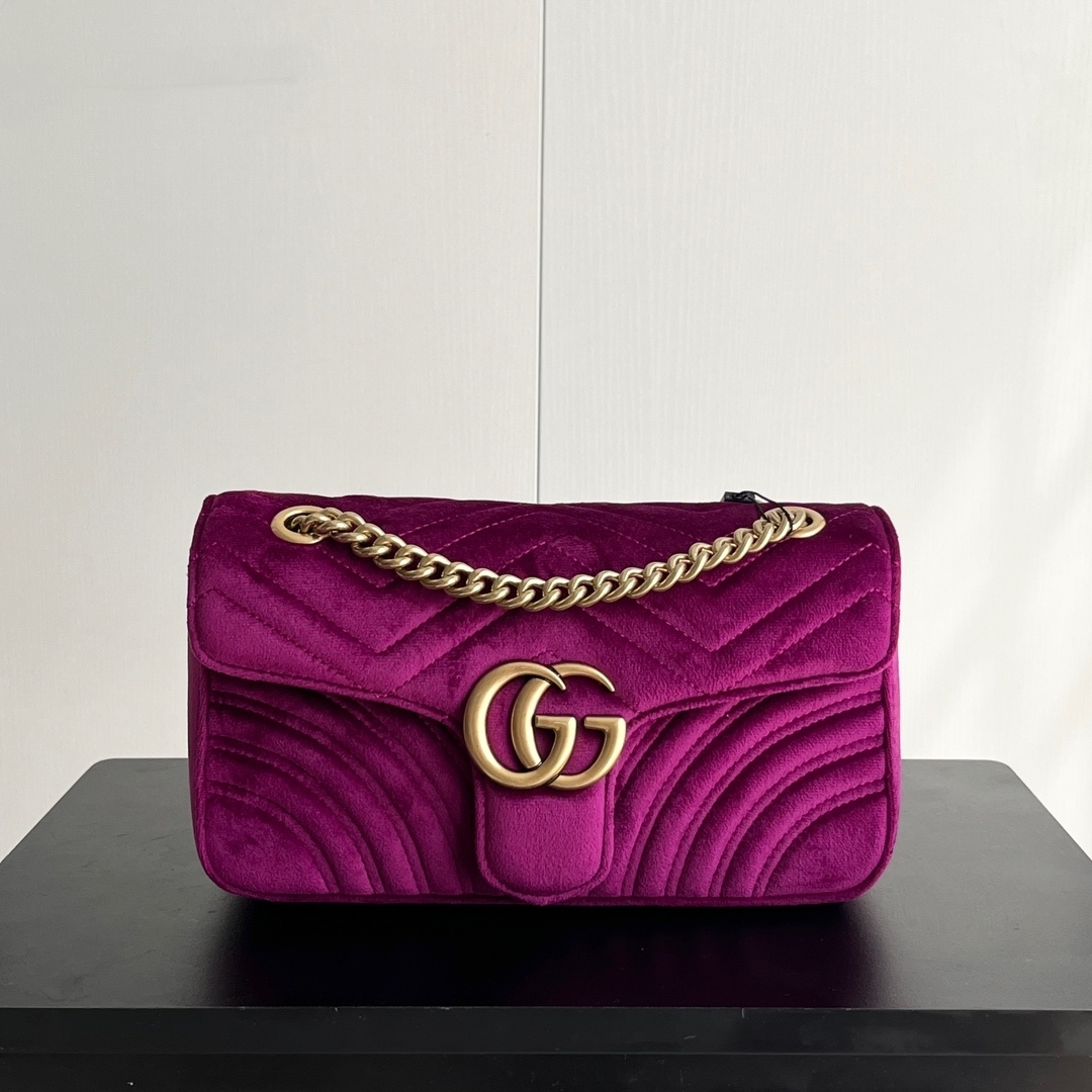 【GUCCI公式旗艦店】グッチ 定番チェーンバッグ ビロード 大人気好評！