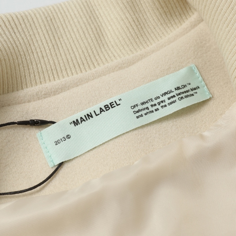 【OFF-WHITE旗艦店】野球服 ジャケット 、ご好評に付き再入荷！