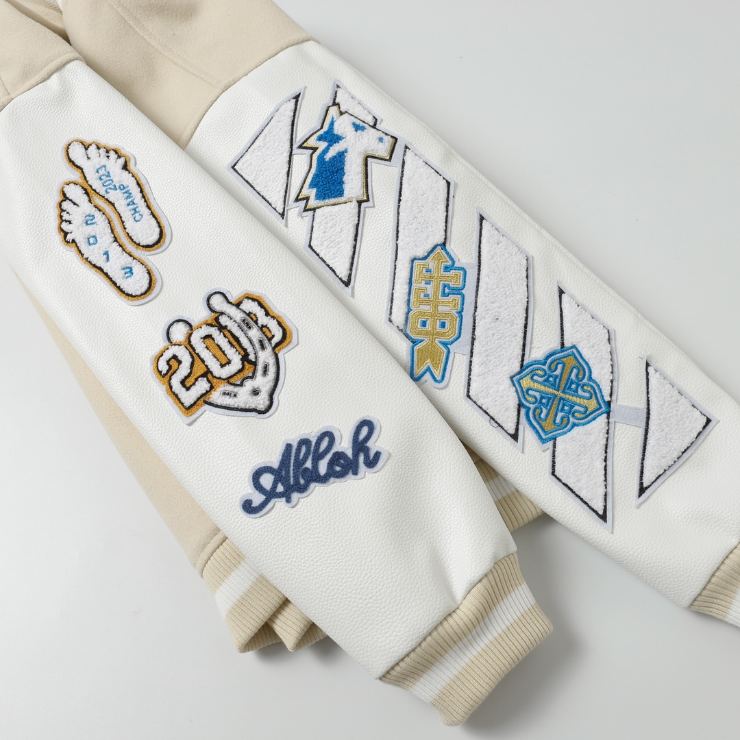 【OFF-WHITE旗艦店】野球服 ジャケット 、ご好評に付き再入荷！