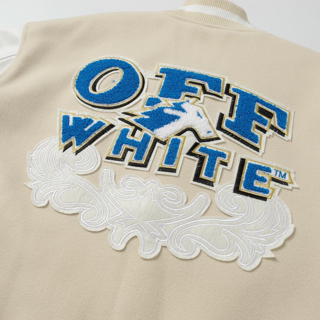 【OFF-WHITE旗艦店】野球服 ジャケット 、ご好評に付き再入荷！