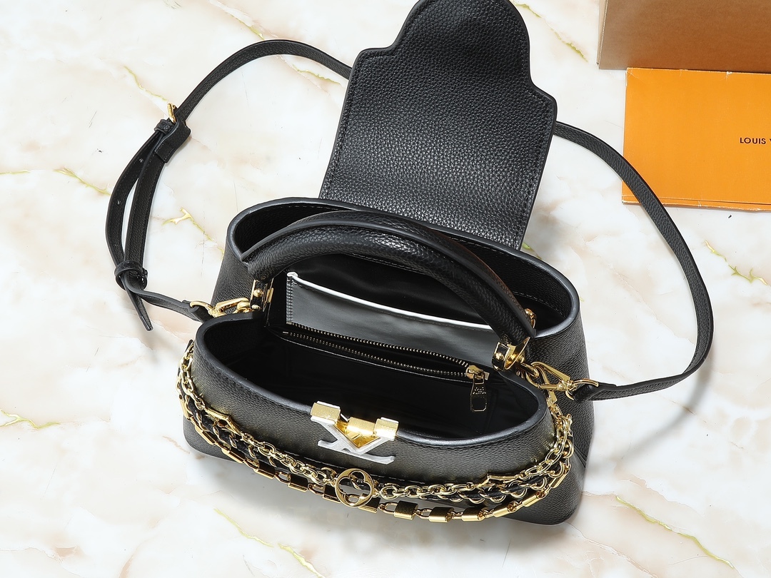 LOUIS VUITTON ルイヴィトン M12345 CAPUCINES BB ハンドバッグ