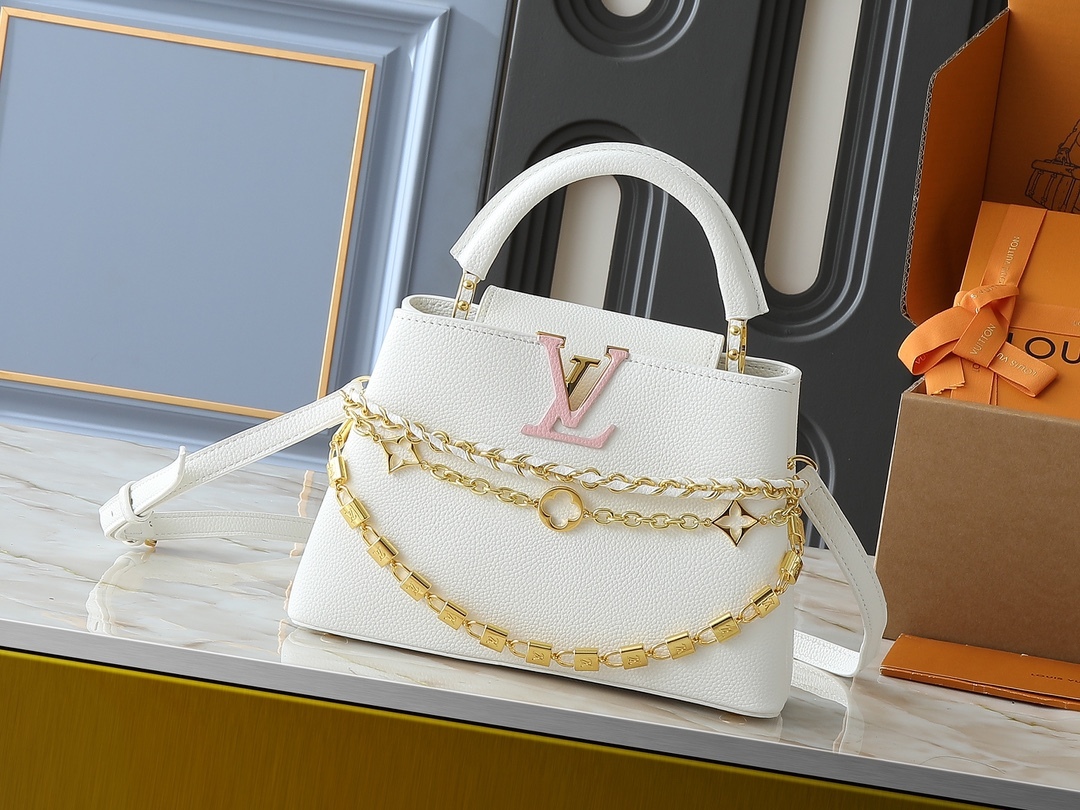 LOUIS VUITTON ルイヴィトン M12279 CAPUCINES BB ハンドバッグ