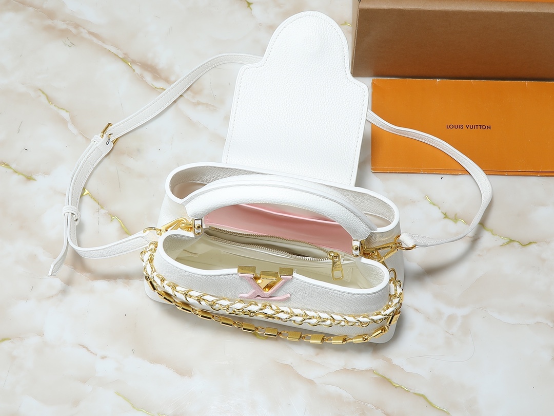 LOUIS VUITTON ルイヴィトン M12279 CAPUCINES BB ハンドバッグ