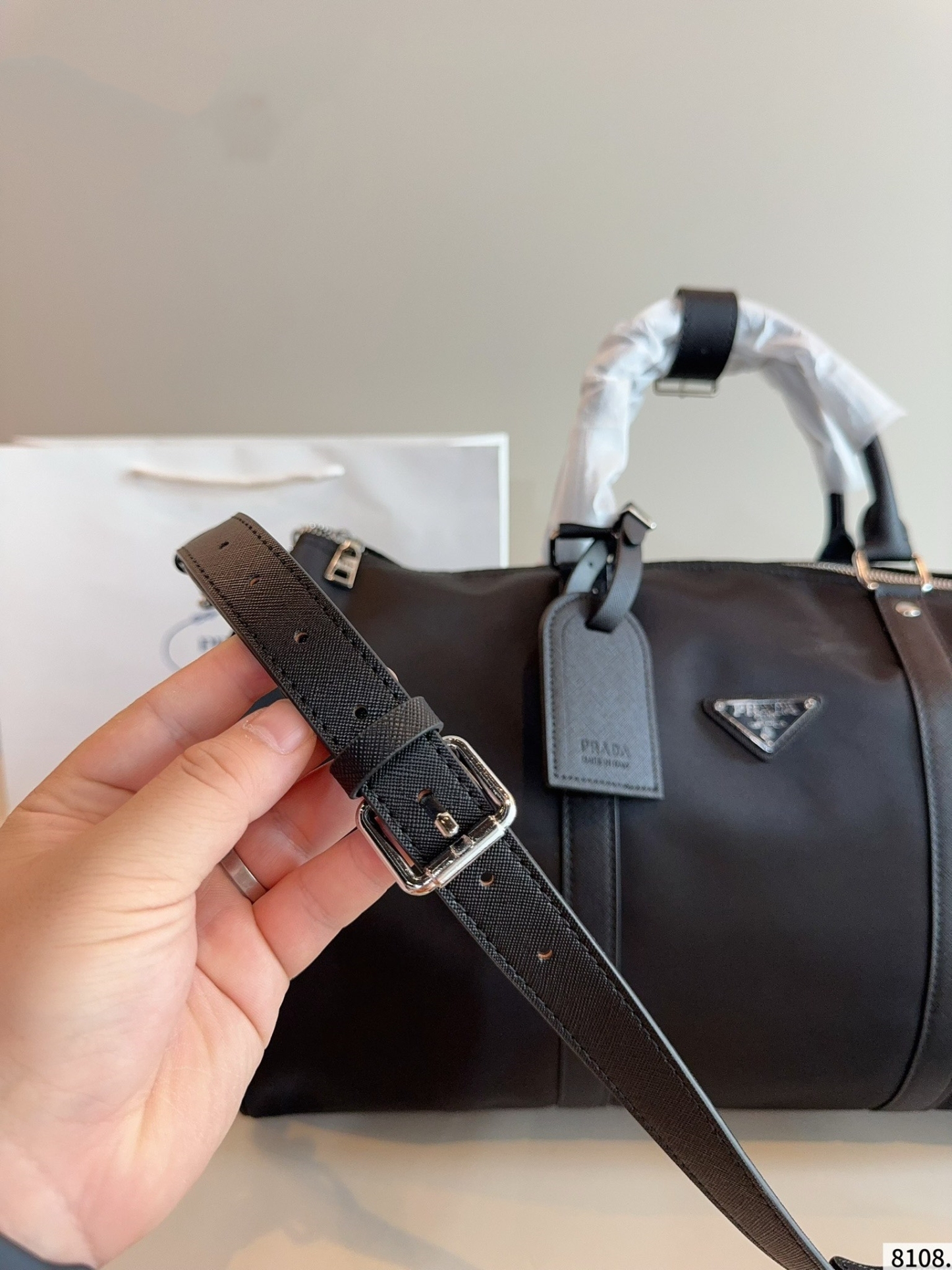 【PRADA旗艦店】プラダ ★大人気 大容量トラベルバッグ