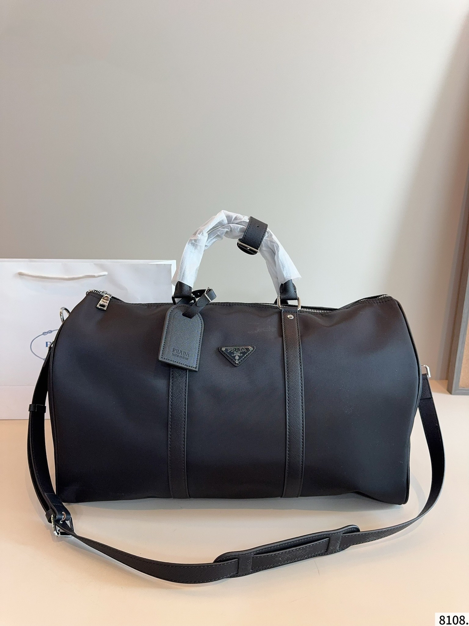 【PRADA旗艦店】プラダ ★大人気 大容量トラベルバッグ