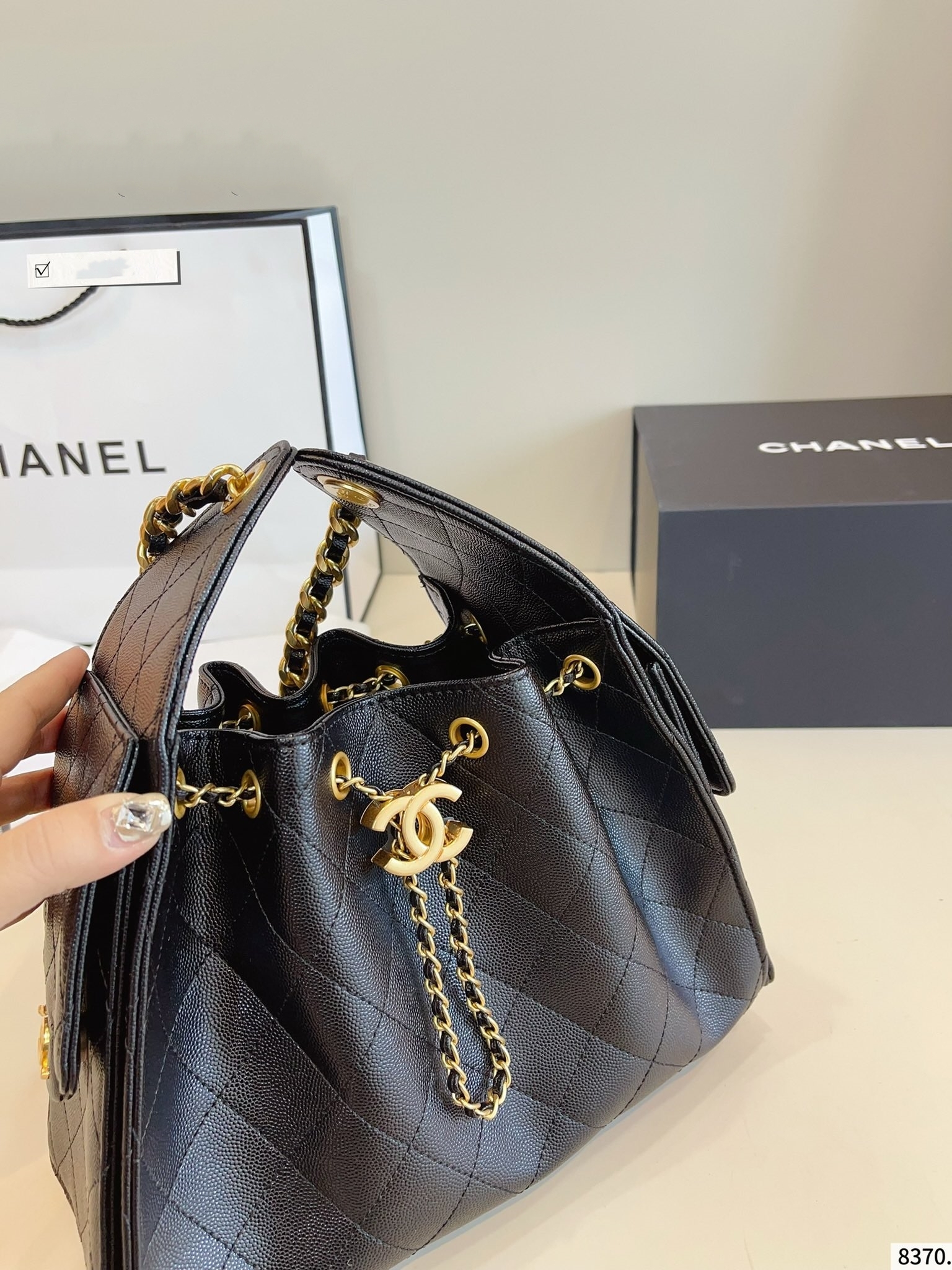 【CHANEL旗艦店】シャネル HOBO ショルダーバッグ