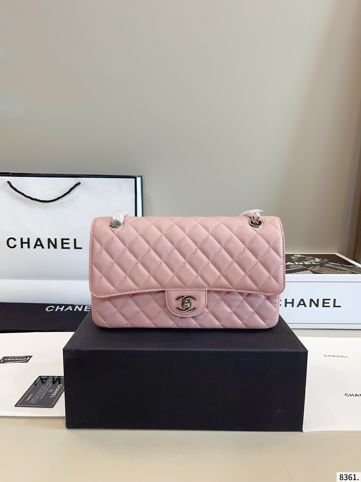 【CHANEL旗艦店】シャネル CF チェーンバッグ シルバー金具 7色