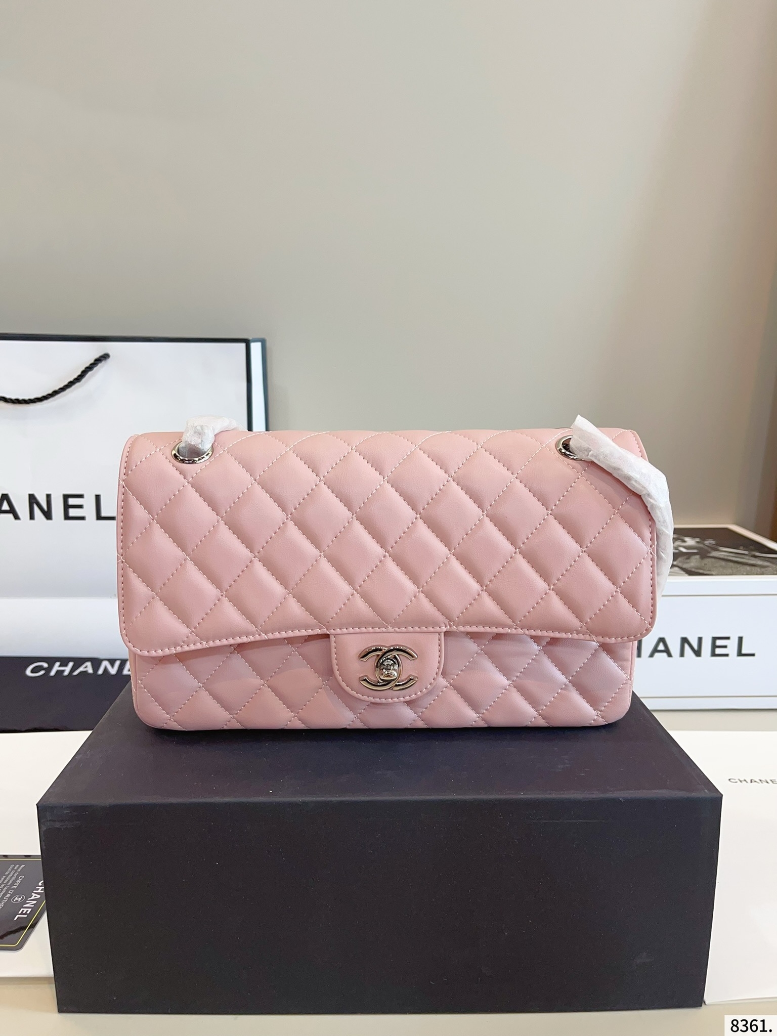 【CHANEL旗艦店】シャネル CF チェーンバッグ シルバー金具 7色