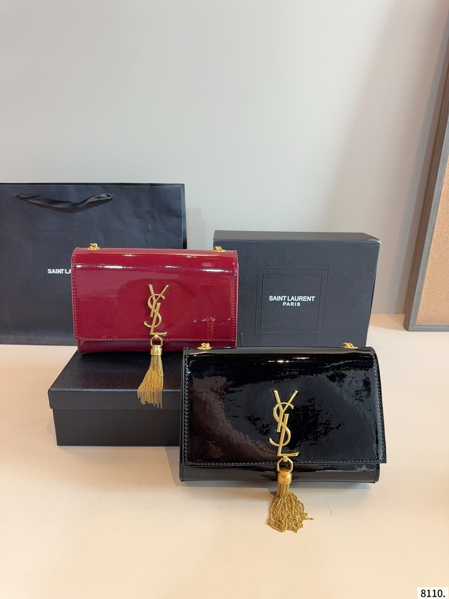 【SAINT LAURENT旗艦店】サンローラン フリンジ ショルダーバッグ