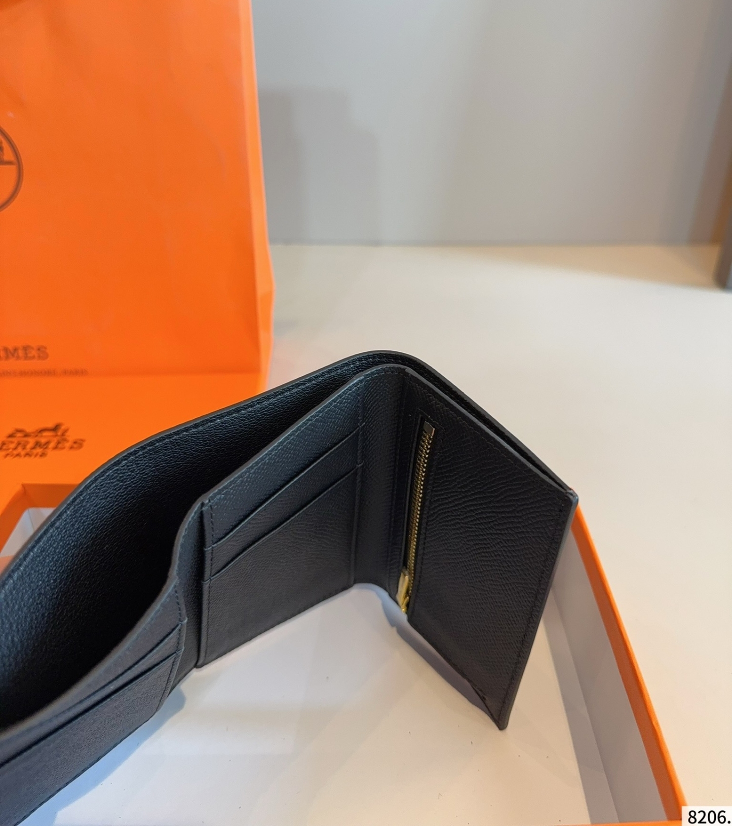 【HERMES旗艦店】エルメス 財布 ゴールド金具 6カラー 12*8CM