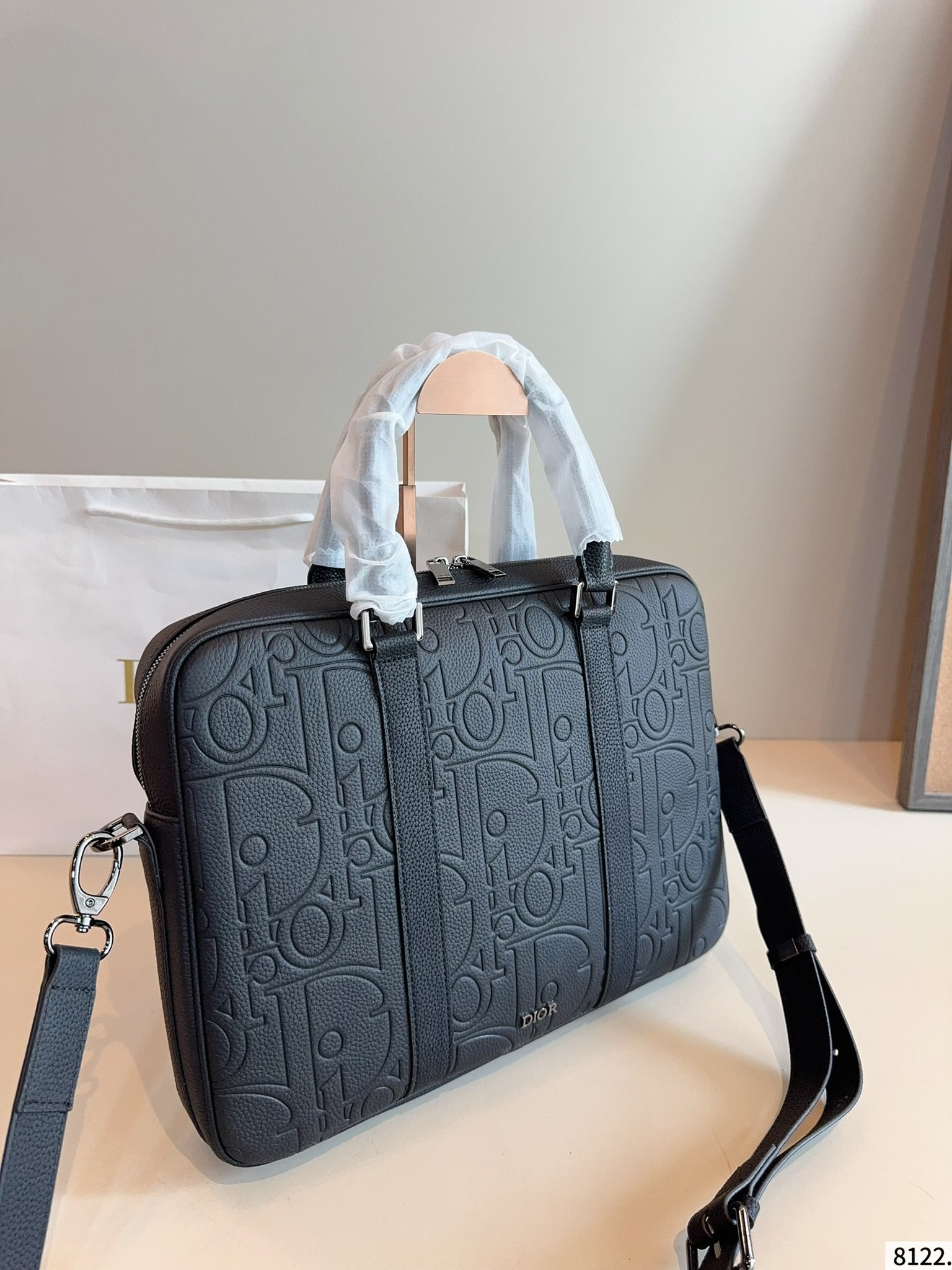 【DIOR旗艦店】ディオール 最新の男性ブリーフケース ハンドバッグ